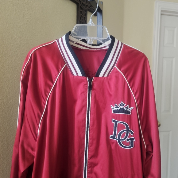 Dolce & Gabbana Logo Zipped Bomber Jacket Size 50/L - Picture 6 of 13